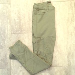 Joes Jeans green skinny cargo